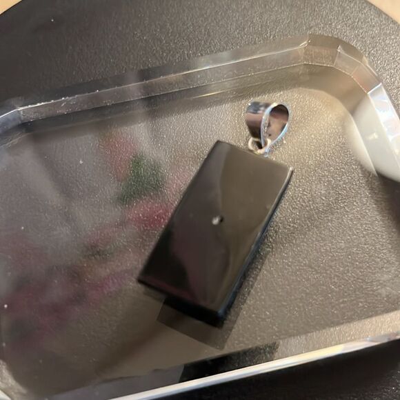 Abalone shell pit in Sterling silver with sterling silver accents - Picture 3 of 6